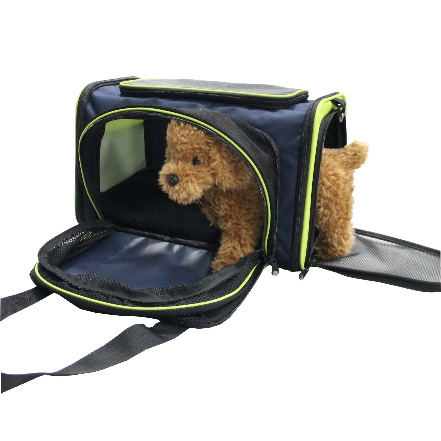 Pet Life Roomeo Folding Collapsible Airline Approved Pet Dog Carrier Crate