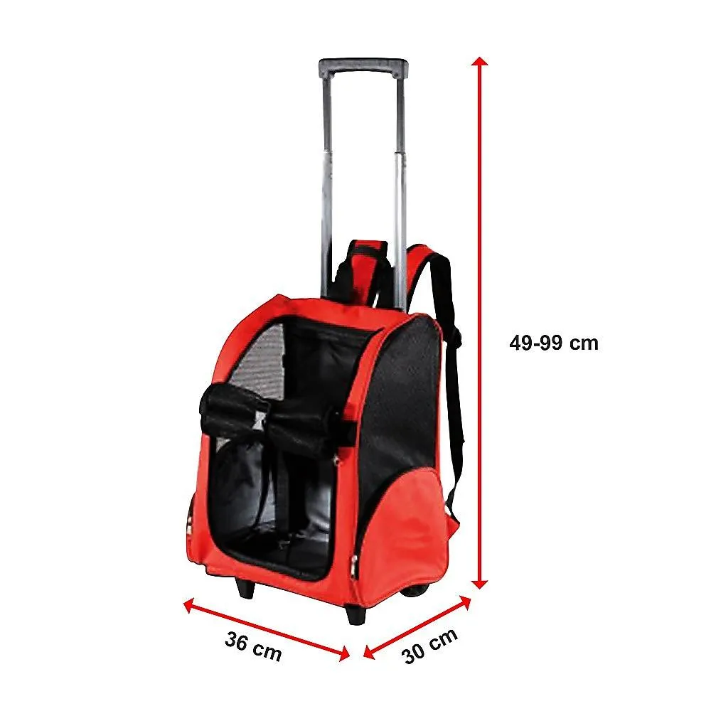 Pet Safety Transport Carrier Backpack Trolley