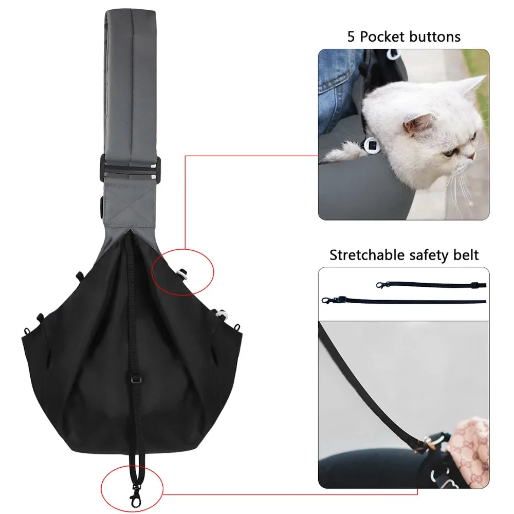 Pet Sling Carrier Bag - Shoulder Messenger Bag
