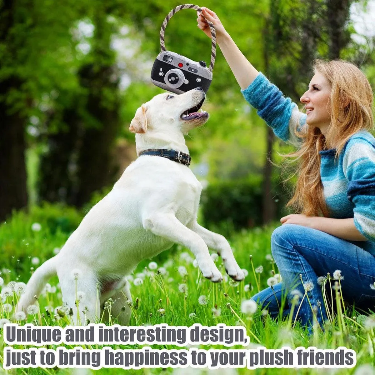 Pet Toy Plush Knot Toy Interactive Chew Toy for Dogs and Cats Soft Durable