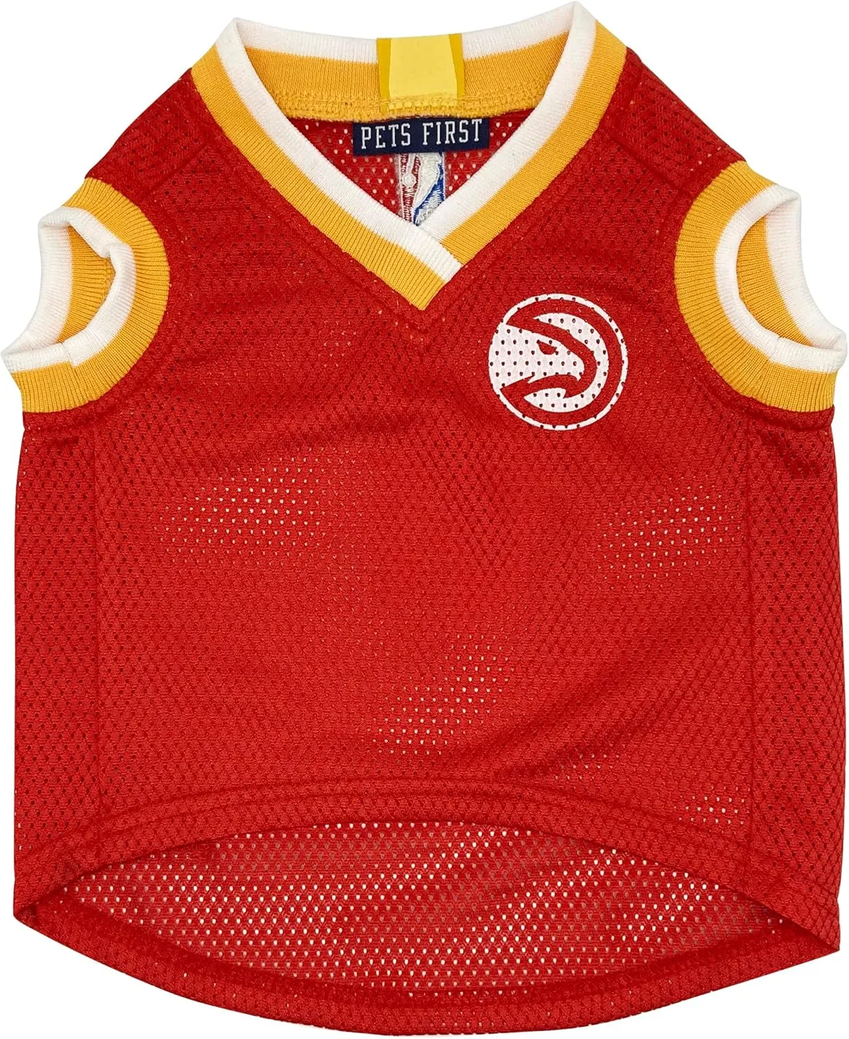 Pets First NBA Atlanta Hawks Dog Jersey, Medium- Tank Top Basketball Pet Jersey