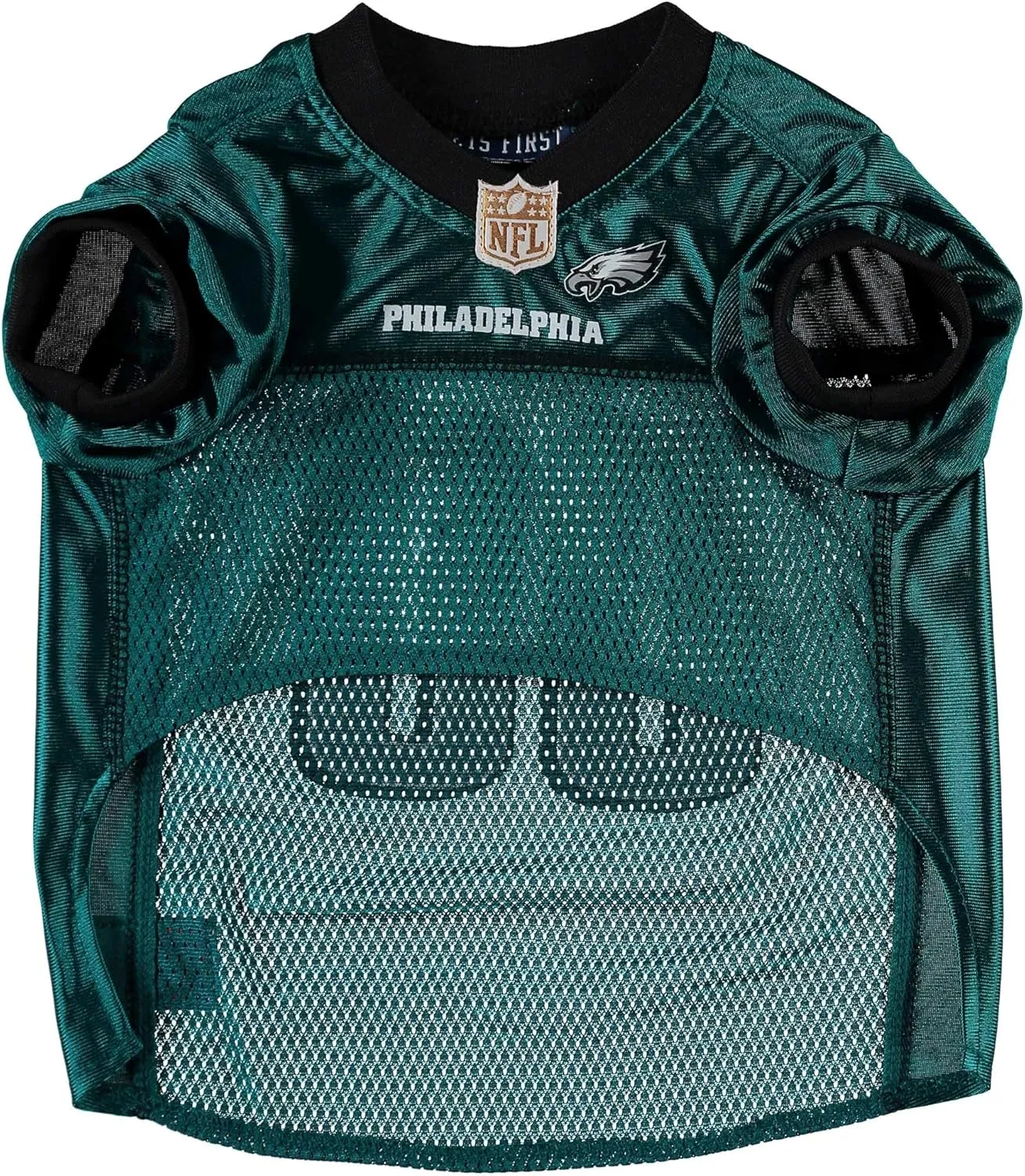 Pets First NFL Philadelphia Eagles Dog Jersey, Medium, Poly-mesh and Satin, Officially Licensed