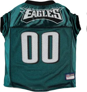 Pets First NFL Philadelphia Eagles Dog Jersey, Medium, Poly-mesh and Satin, Officially Licensed