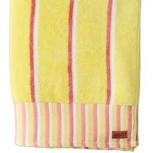 Pina Colada Stripe Terry Bath Sheet/Beach Towel
