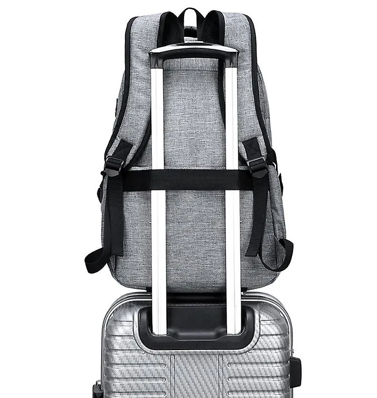 Pink Men'S Backpacks, Short-Distance Travel Bags, Large-Capacity Business Computer Backpacks Zf1106