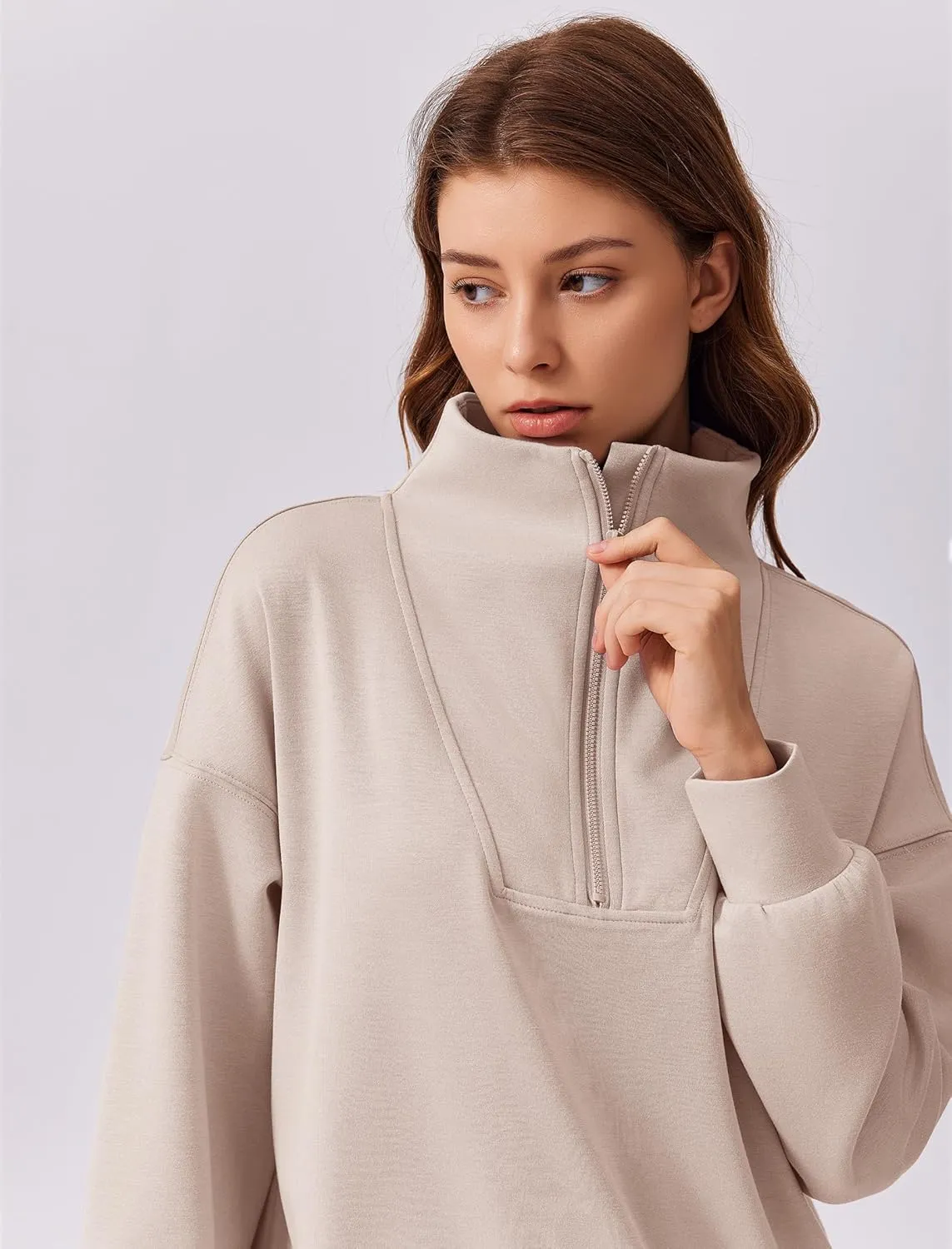PINSPARK 2 Piece Sets for Women 2025 Fall Outfits Sweatsuit Oversized Sweatshirt Wide Leg Sweatpants Matching Set Tracksuit