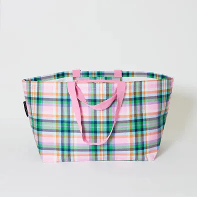 PLAID OVERSIZE TOTE