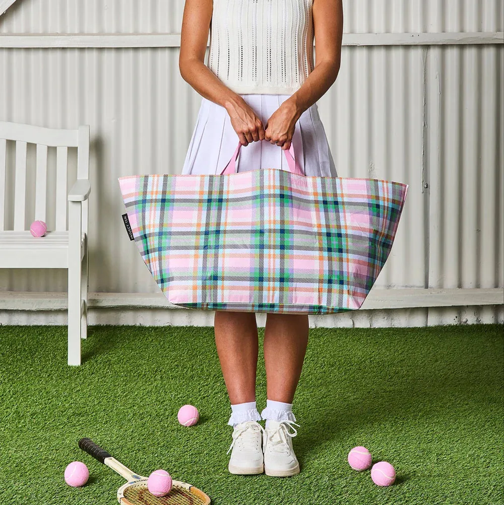 Plaid Oversize Tote