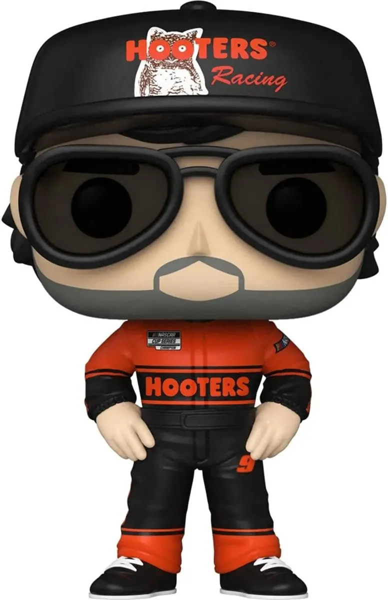 POP NASCAR: Chase Elliot [Hooters Racing] Funko Pop! Vinyl Figure (Bundled with Compatible Box Protector Case), Multicolor, 3.75 inches