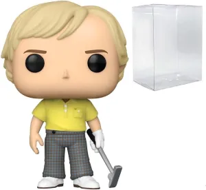 POP Sports: PGA Golf - Jack Nicklaus Funko Vinyl Figure (Bundled with Compatible Box Protector Case), 3.75 inches