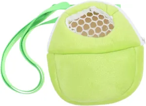 POPETPOP Breathable Mesh Guinea Pig Travel Bag Small Animal Carrier Shoulder Strap Pet Outgoing Bag for Outdoor Adventures