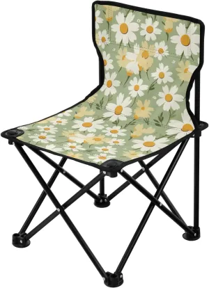 Portable Camping Chairs Flowers Florals Lightweight Folding Chair for Camping, Beach, Picnic, Travel and Sports with Carry Bag 20857833