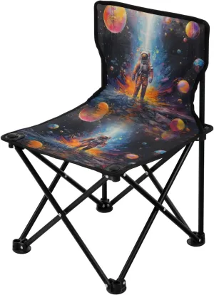 Portable Camping Folding Chairs Foldable Chair Small Astronaut 8 Lightweight Backpacking Outdoor Outside Fishing
