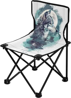 Portable Camping Folding Chairs Foldable Chair Small Wolf Fairyland Lightweight Backpacking Outdoor Outside Fishing