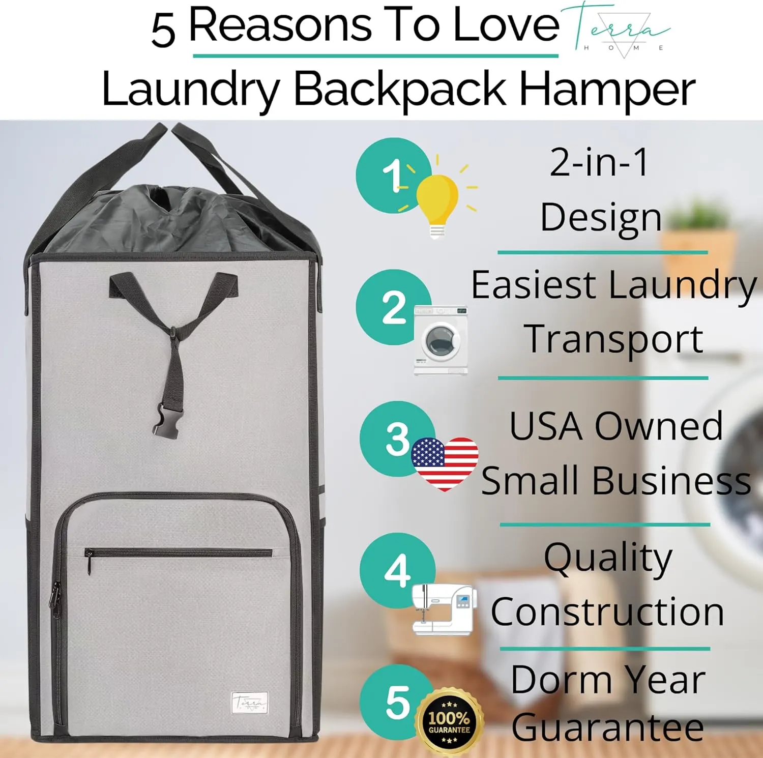 Portable Extra Large Laundry Bag, College Dorms Apartment Essentials with Chest Strap, Shirt Folding Board Collapsible Foldable Laundry Bag, Clothes Hamper College Student Gifts (Grey)