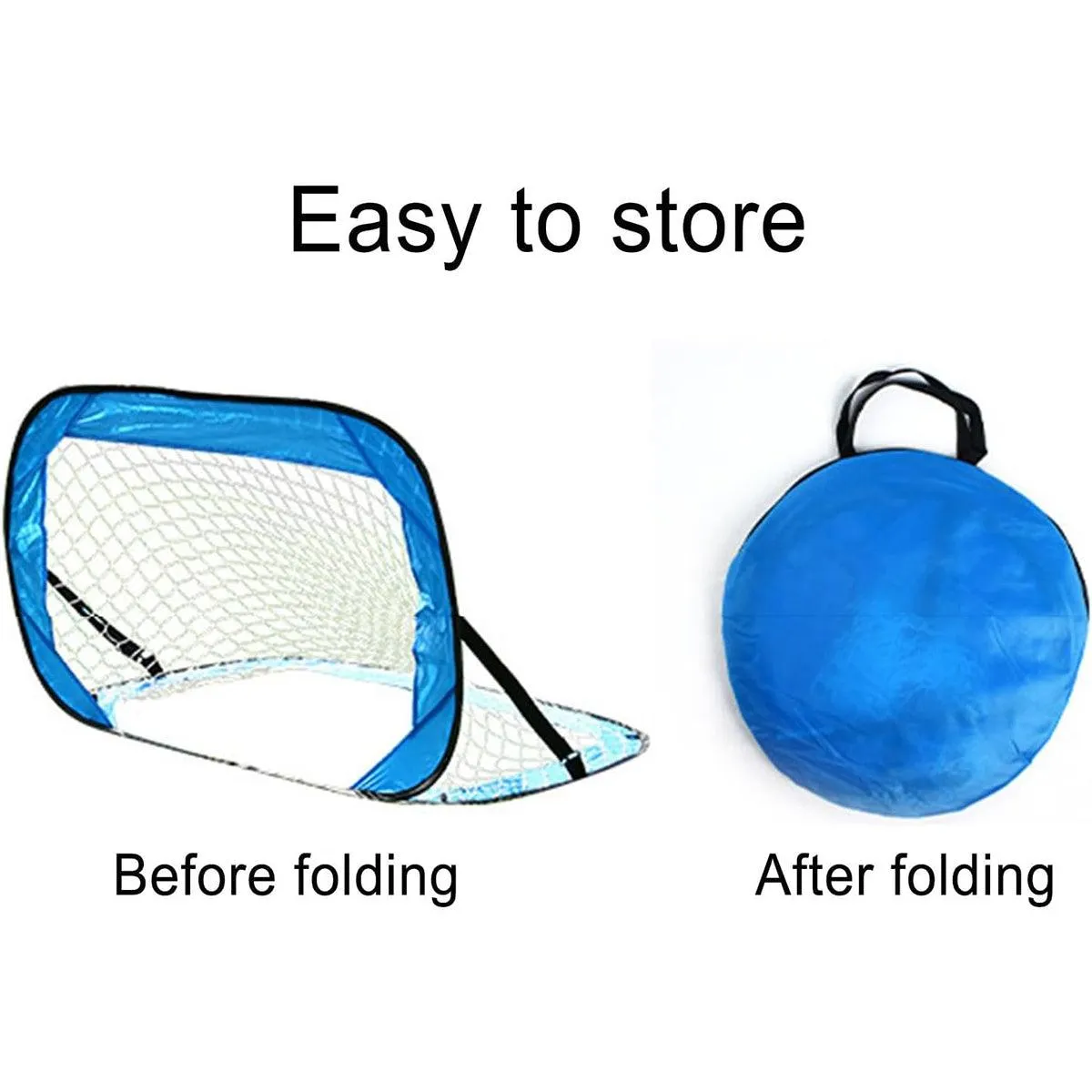 Portable Kids Soccer Goal Foldable Outdoor Football Net for Backyard Play