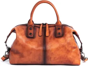 Premium Genuine Leather Crossbody Tote Designer Shoulder Bag With Large Capacity
