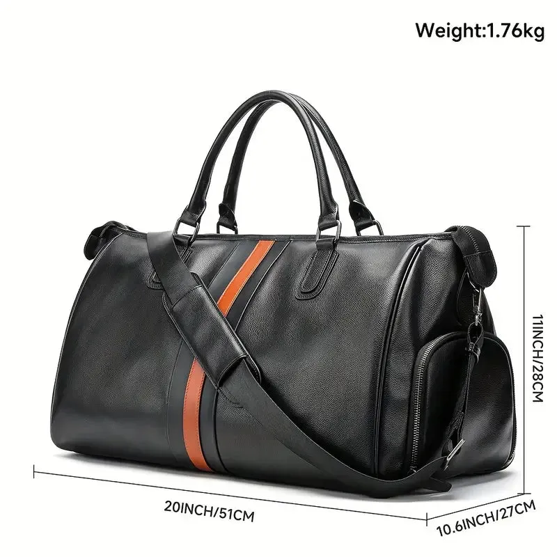 Premium Genuine Leather Travel Bag
