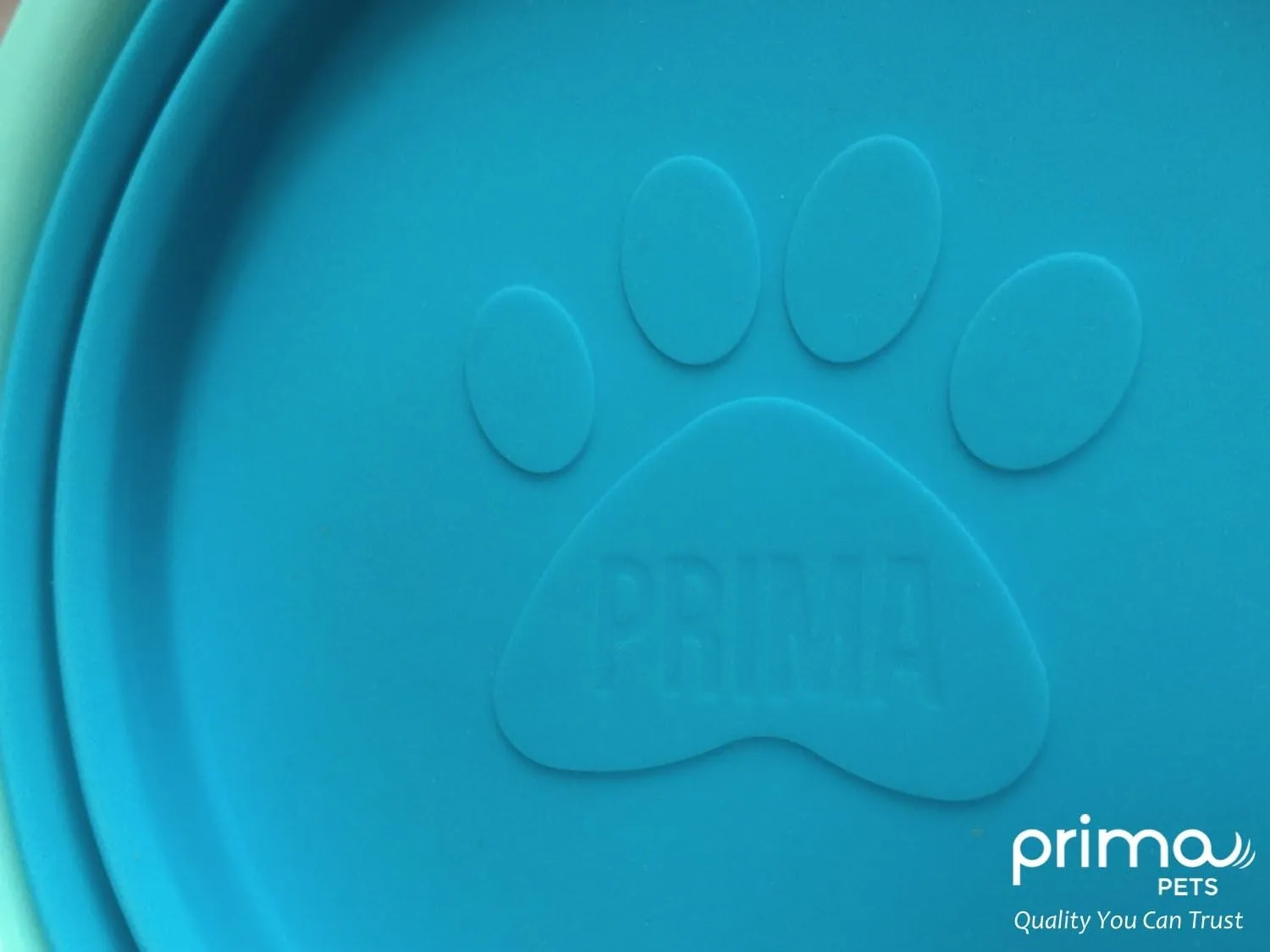 Prima Pet Collapsible Silicone Water Travel Bowl with Clip for Dog and Cat, Portable and Durable Pop-up Feeder for Convenient On-The-go Feeding – Size: Large (5 Cups) Aqua – 2 Pack