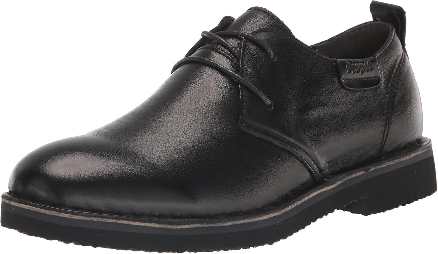 Propet Mens Finn Oxford Casual Shoes - Black