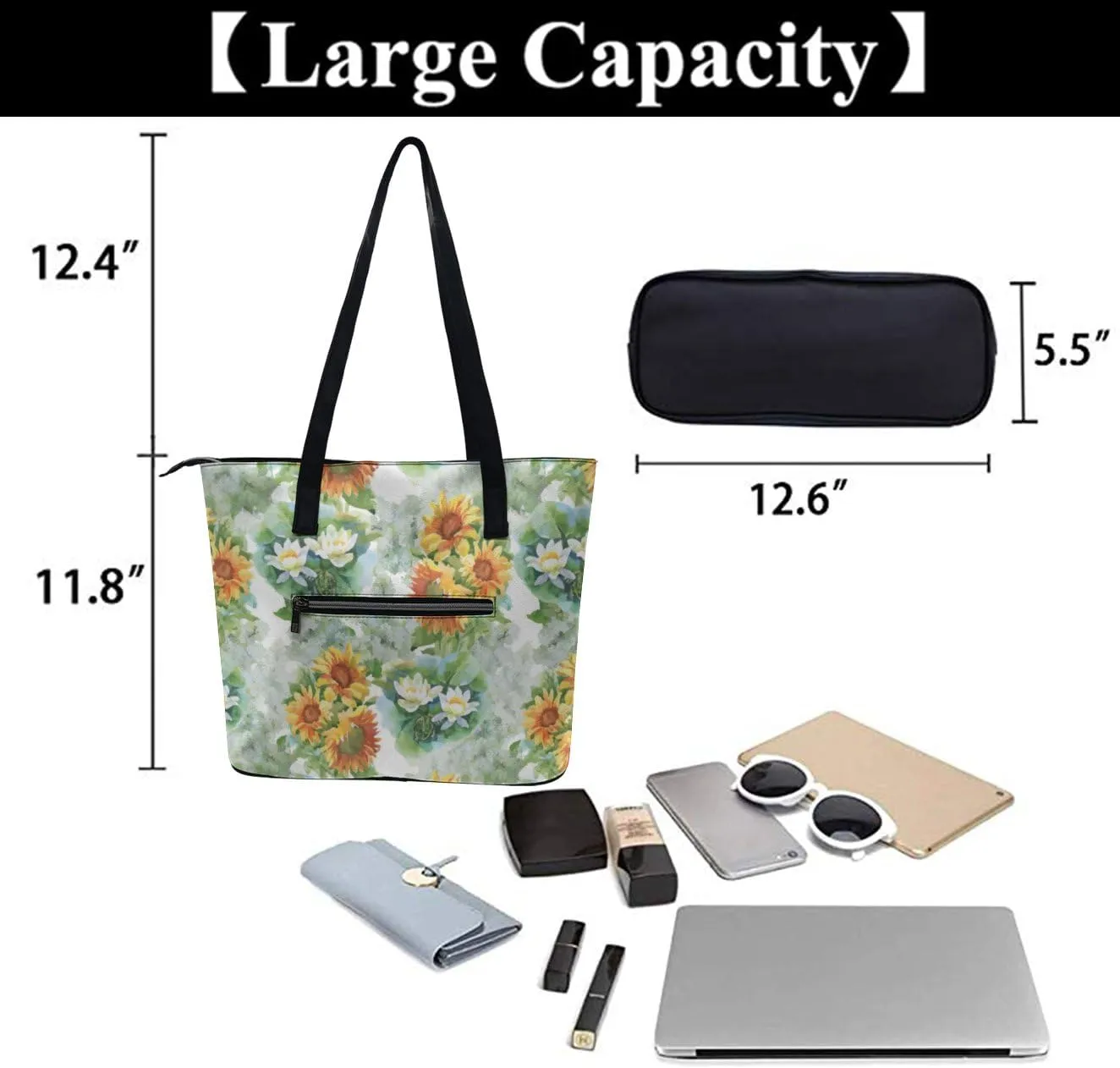 PU Leather Shoulder Bag for Women Beach Tote Bag Aesthetic Tote Bag Hippie Bag Clutch Bag
