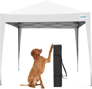 Quictent 10x10 Pop Up Canopy Tent, Instant Setup Gazebo for 1 Person, Portable & Compact, Waterproof & UV Protection, Ideal for Camping, Beach, Parties, and Outdoor Events