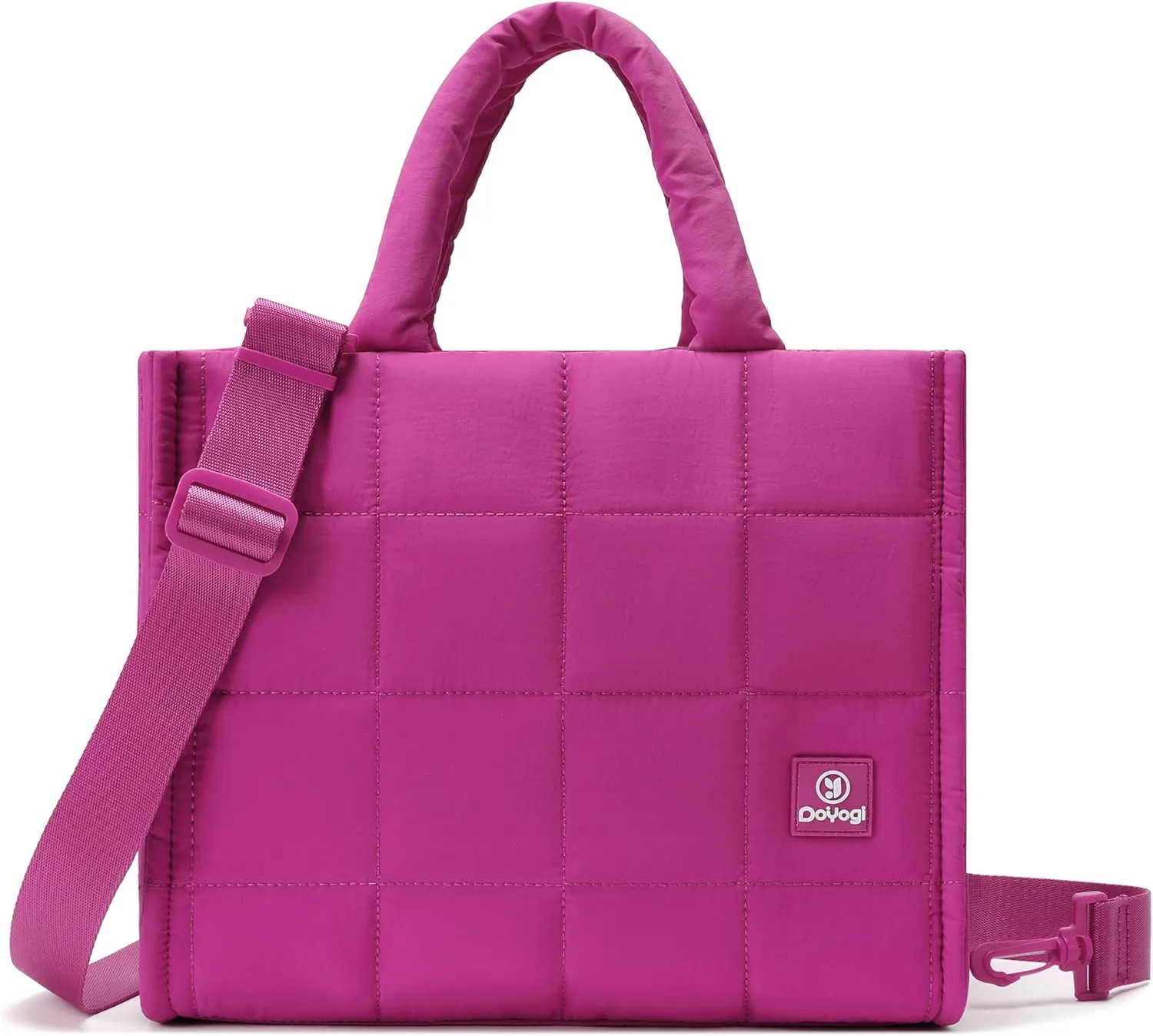 Quilted Crossbody Bags for Women - Small Tote Shoulder Puffer Weekender Overnight Handbag Organizer