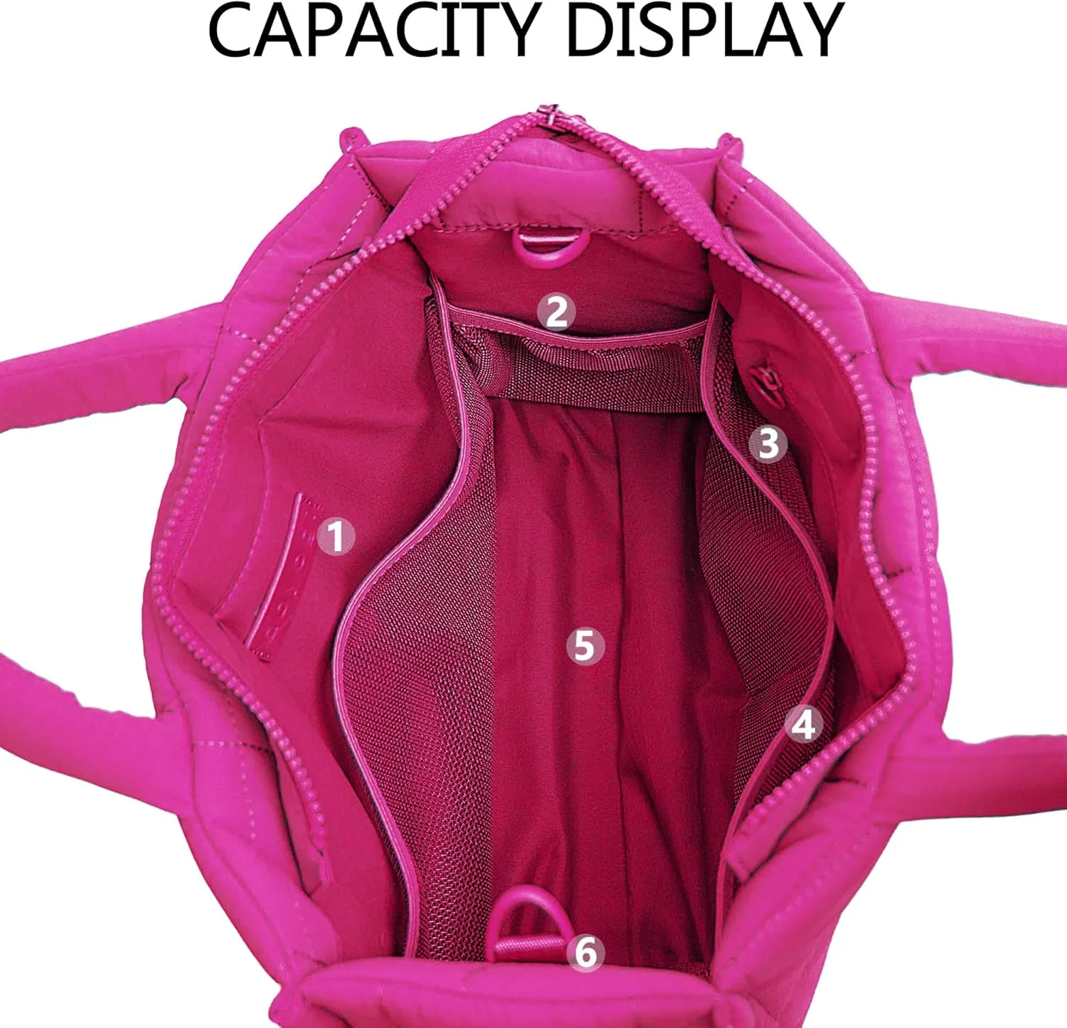 Quilted Crossbody Bags for Women - Small Tote Shoulder Puffer Weekender Overnight Handbag Organizer