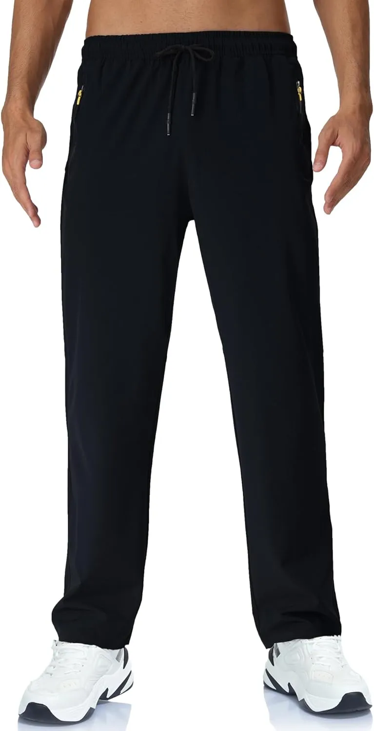 Rapoo Mens Lightweight Hiking Pants Quick Dry Stretch Joggers for Running Workout Casual