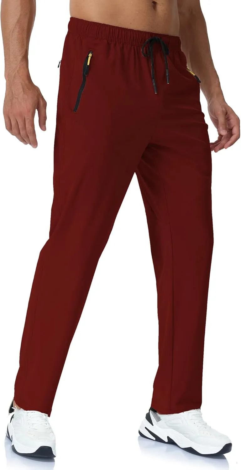 Rapoo Mens Lightweight Hiking Pants Quick Dry Stretch Joggers for Running Workout Casual