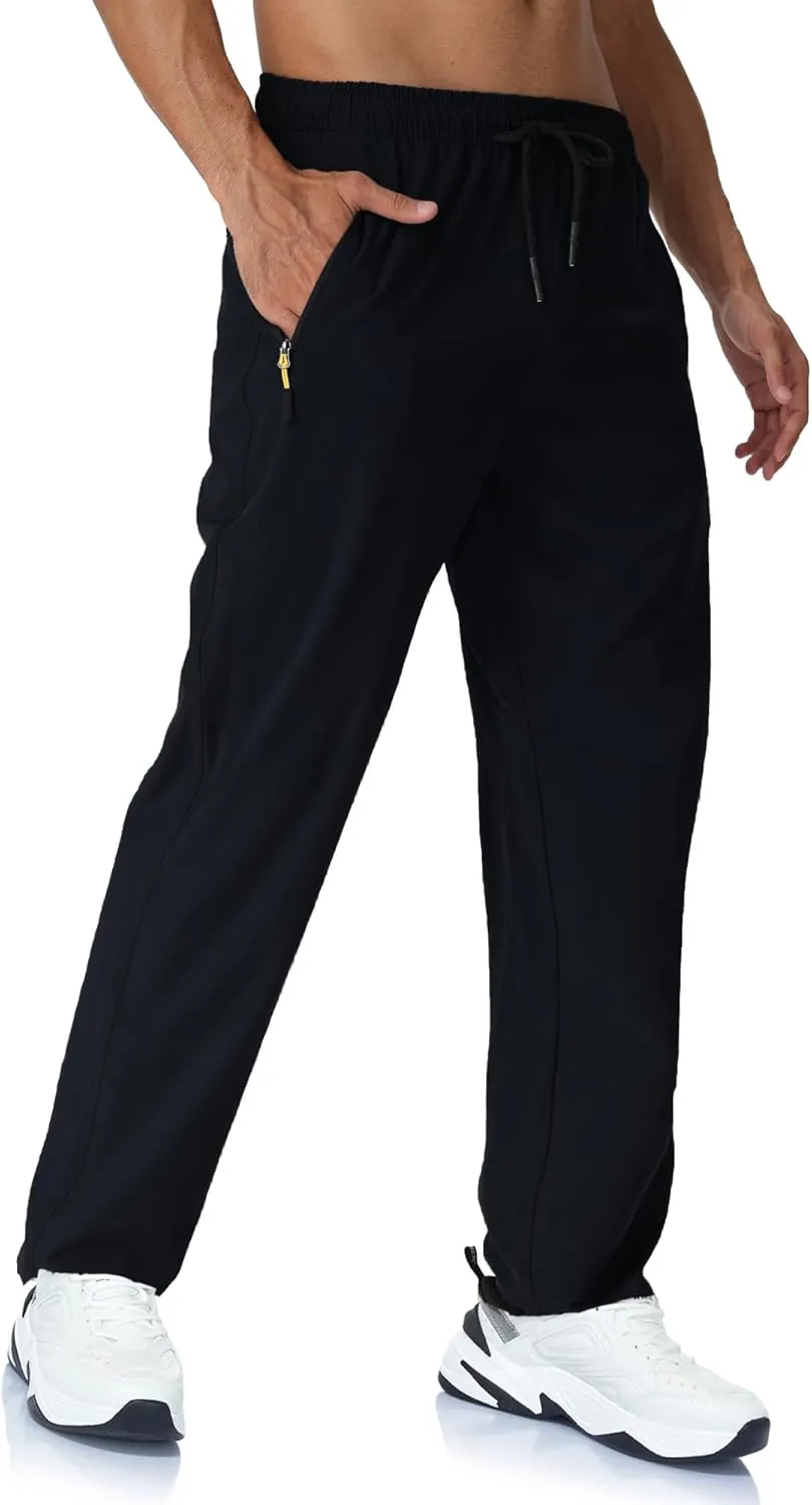 Rapoo Mens Lightweight Hiking Pants Quick Dry Stretch Joggers for Running Workout Casual