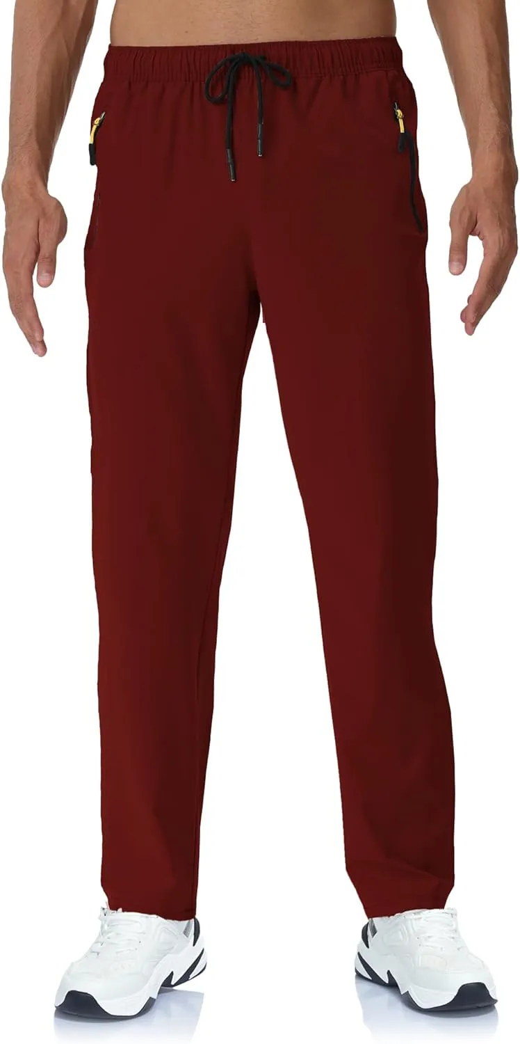 Rapoo Mens Lightweight Hiking Pants Quick Dry Stretch Joggers for Running Workout Casual