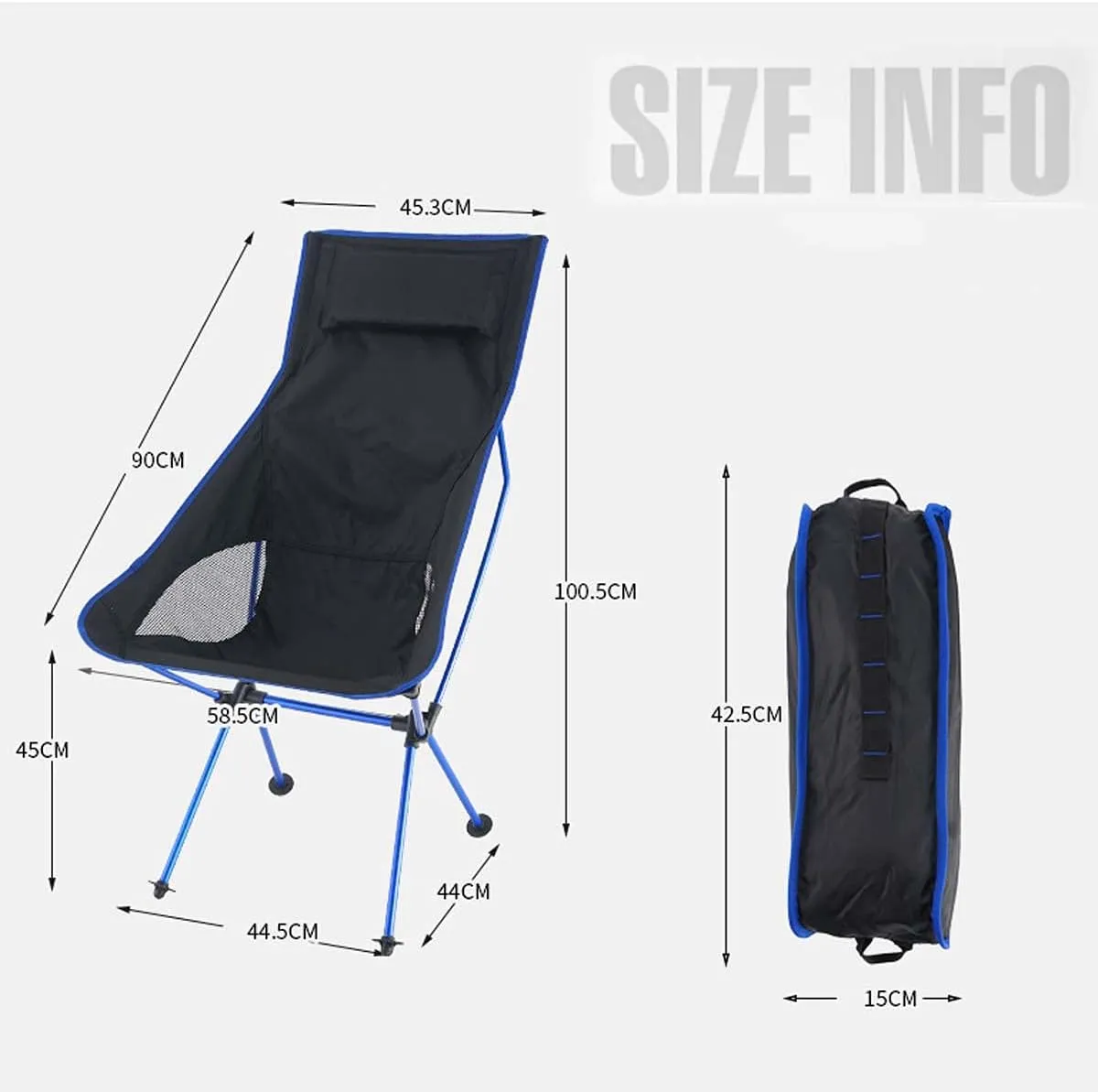 Recliner Chair,Compact Outdoor Chair, Portable Folding Outdoor 600D Oxford Cloth Camping Seat for Fishing Festival Picnic BBQ Beach Ultralight Chair,Orange