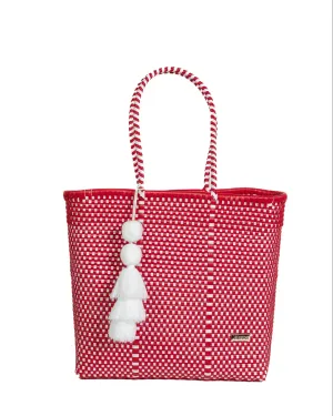 Red and White Playera