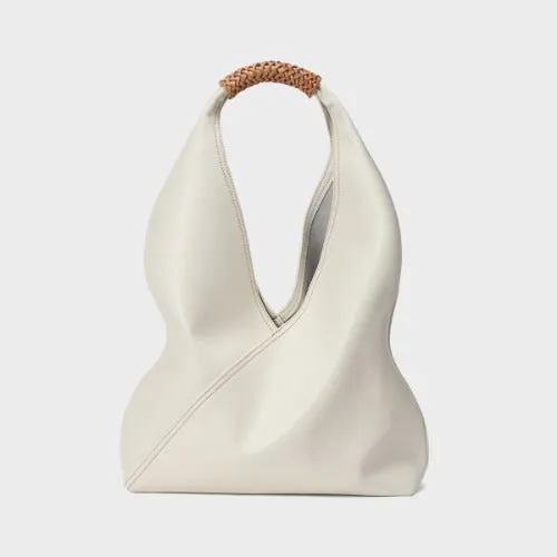 Retro Top Handle Genuine Leather Tote Bag