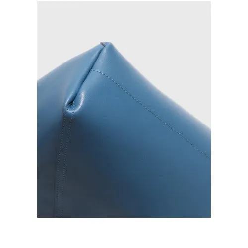 Retro Top Handle Genuine Leather Tote Bag