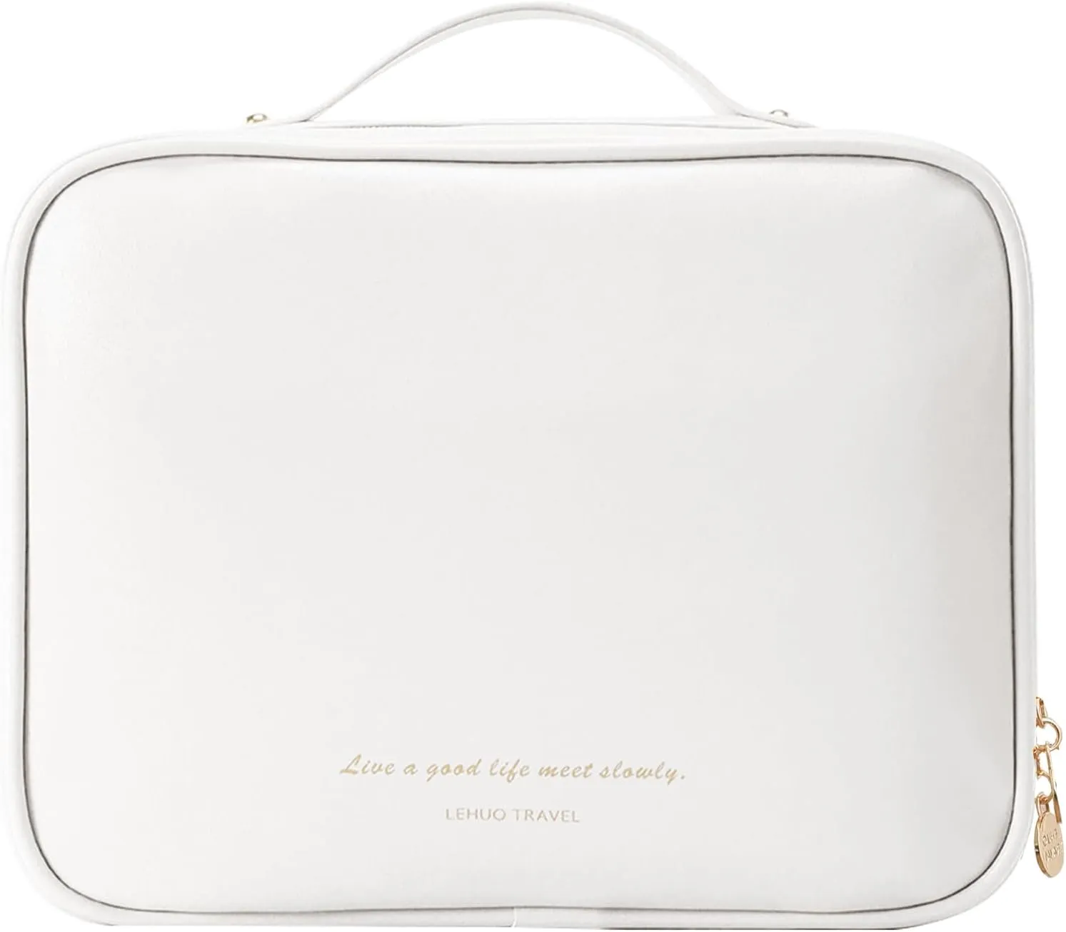 RIGHT AWAY Toiletry Bag Travel Bag for women, Large Capacity Water-resistant Travel Makeup Bag with Handle，Cosmetic Bag Travel Organizer for Full Sized Accessories, Toiletries