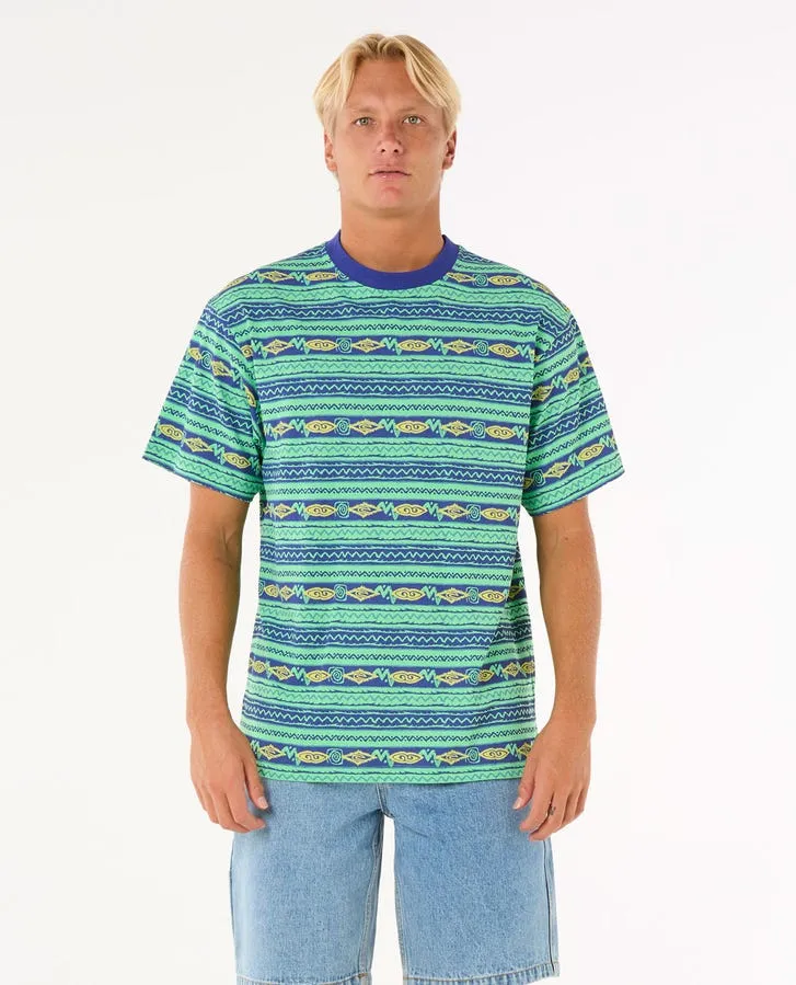 Rip Curl Raw Energy Vibal Tee-Neon Green