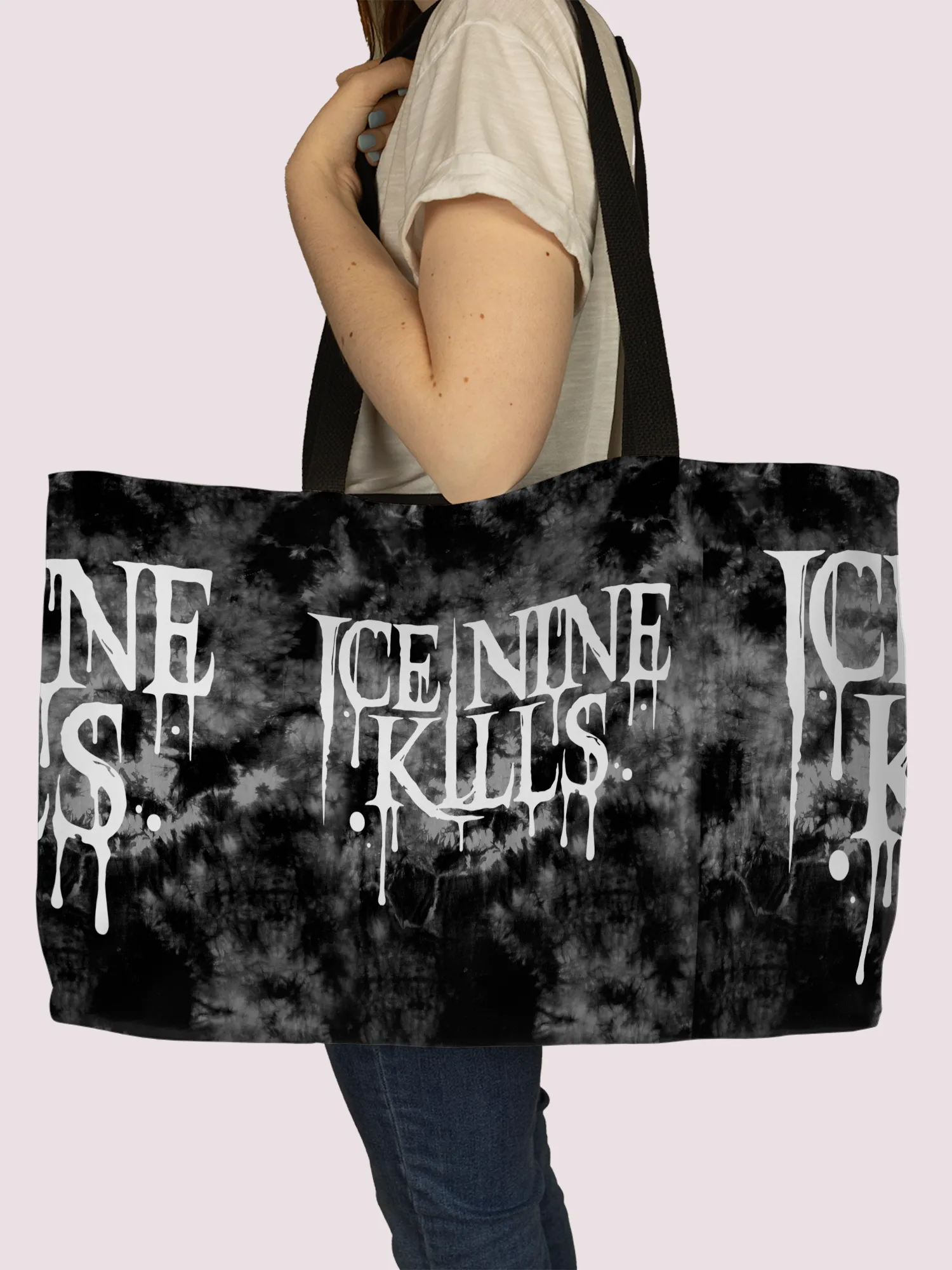 Rocksax Ice Nine Kills Webbing Handled Breach/Shopper Bag - Drippy Logo