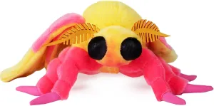 Rosy Maple Moth Stuffed Animals.Realistic Wild Great Silk Moths Plush,Festival Decoration for Halloween Easter Christmas Valentines Birtday,Gift for Kids and Lovers,Lying at 10 inch