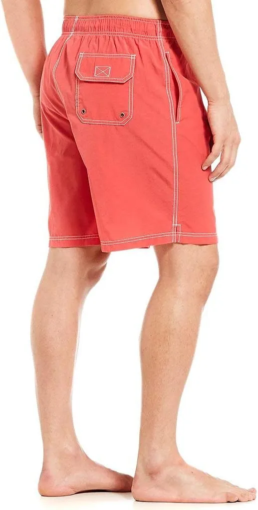 Roundtree & Yorke Men's Big & Tall Quick Dry Swim Trunks with Mesh Lining