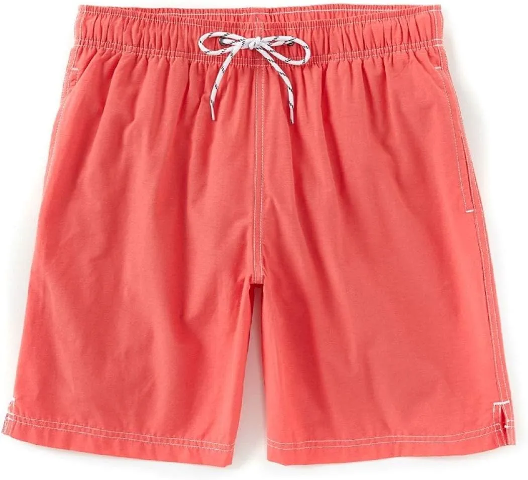 Roundtree & Yorke Men's Big & Tall Quick Dry Swim Trunks with Mesh Lining