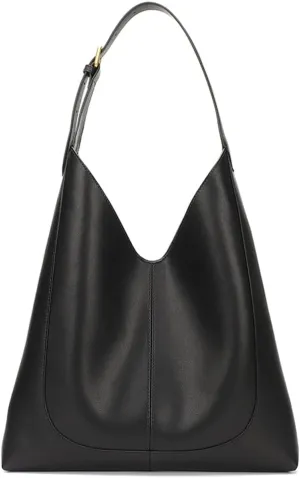 ROUROU Shoulder Bag for Women Large Capacity Handbag Shoulder Strap Adjustable Tote Bag Genuine Leather Purse