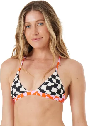 Roxy Women's Bikini UPF 50 , Quick-Dry, Removable Pads, Swimsuit Top, Surf & Beachwear