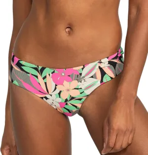 Roxy Women's Standard Bikini UPF 50 , Quick-Dry, Stretch Fabric, Swimsuit Cheeky Bottoms, Surf, Beachwear