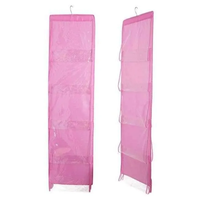 Rynx | 10 Pocket Family Organizer Backpack Handbag Hanging Holder Storage Bags Closet Shoe Bag Rack Hanger Household Organization Accessories