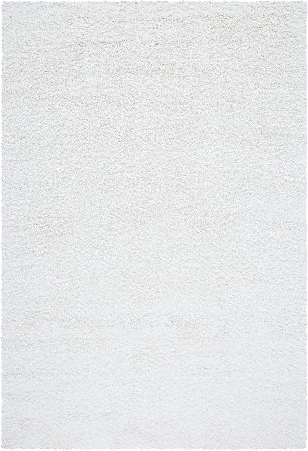 SAFAVIEH California Shag Collection Area Rug - 8' x 10', White, Non-Shedding & Easy Care, 2-inch Thick Ideal for High Traffic Areas in Living Room, Bedroom (SG151-1010)