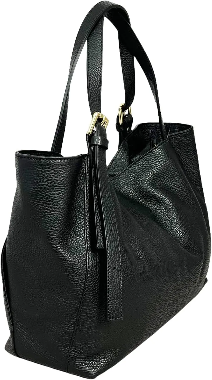 Sarin Shoulder Bag, Genuine Leather Made in Italy