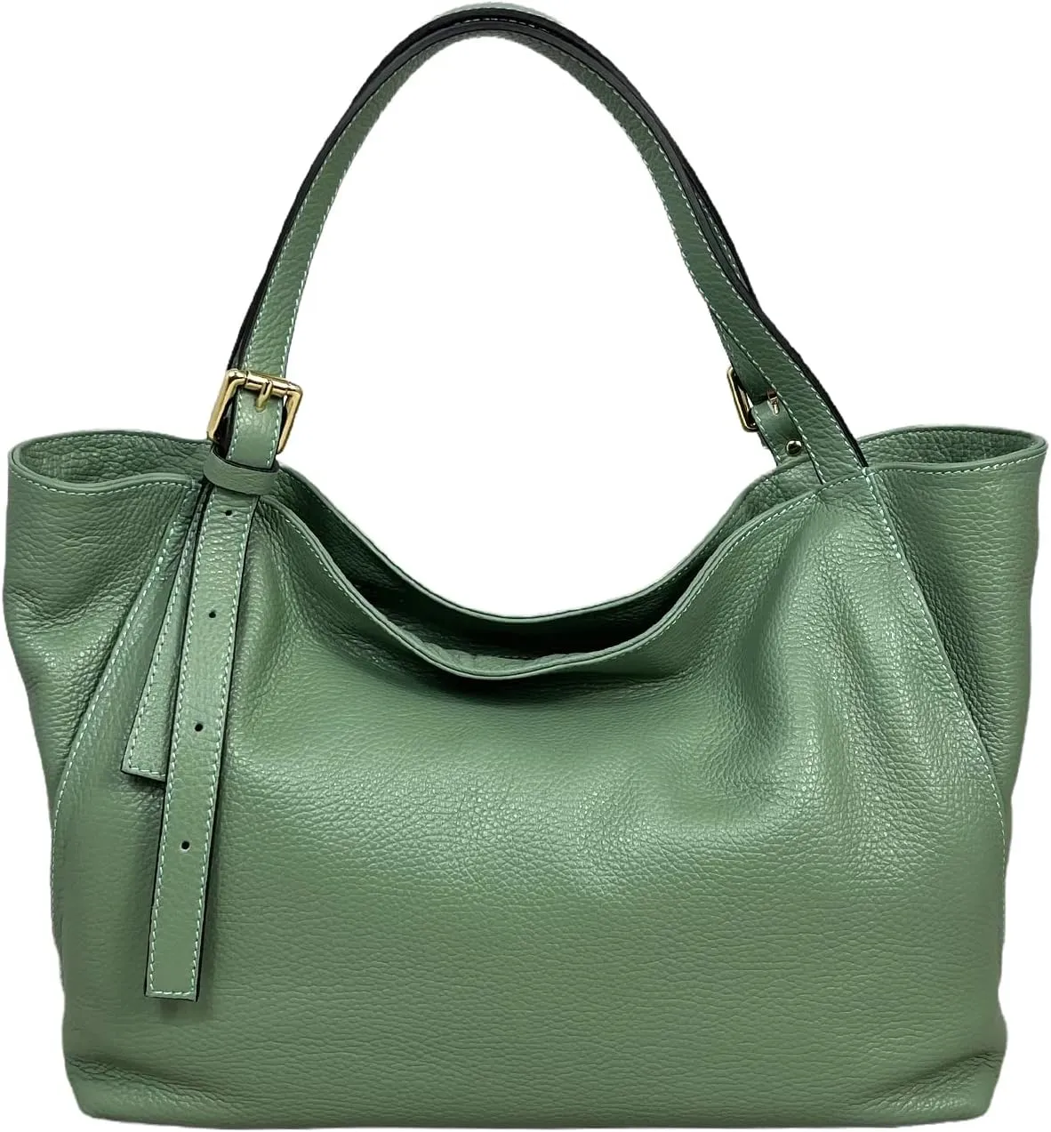 Sarin Shoulder Bag, Genuine Leather Made in Italy