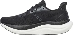 Saucony Women's Triumph 23 Sneaker, Black/White, 8